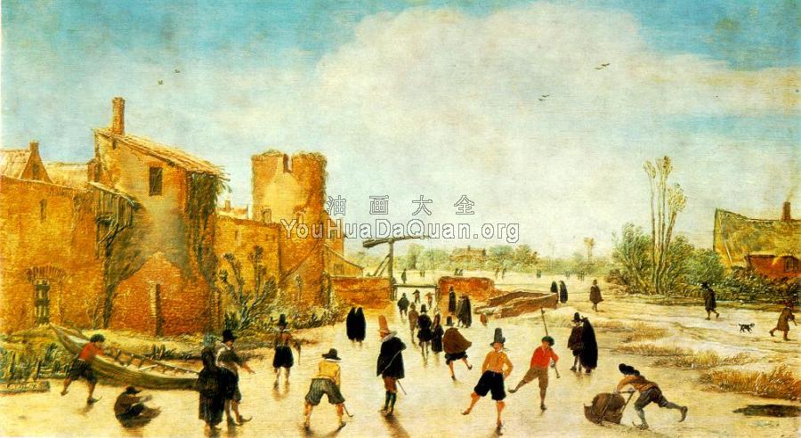 The Joy of Ice on the Wallgraben - 艾萨亚斯·凡·德·维尔德